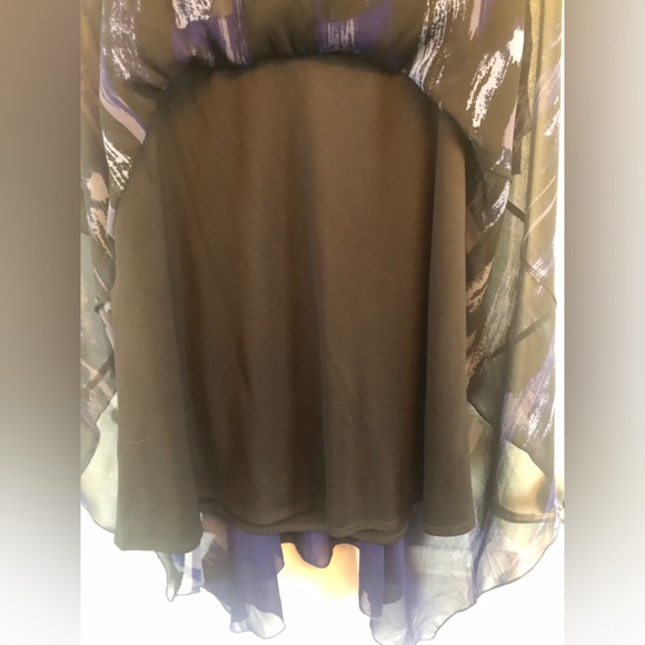 Le Chateau Halter Asymmetrical Dress (Size Small) - Picture 6 of 8